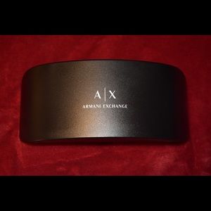ARMANI EXCHANGE BLACK SUNGLASSES STORAGE CASE